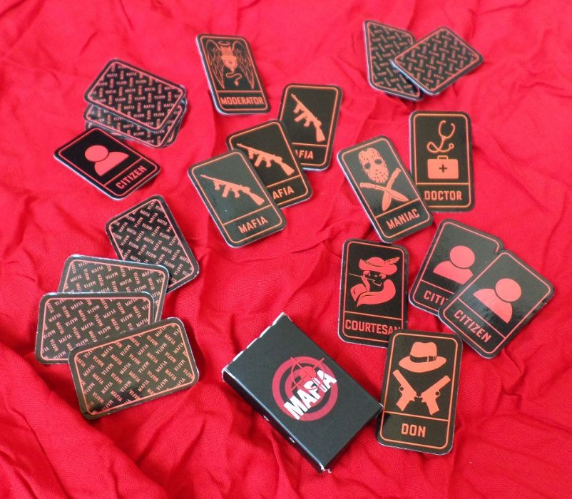 Карты Мафия! Карманный набор!