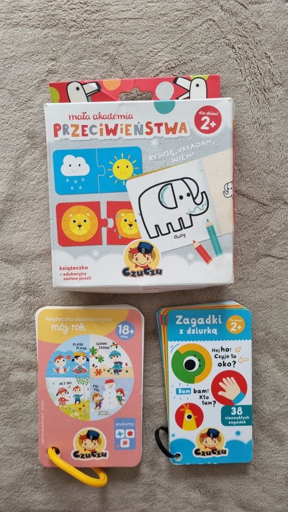 Zestaw CzuCzu książeczki, puzzle 2 lata