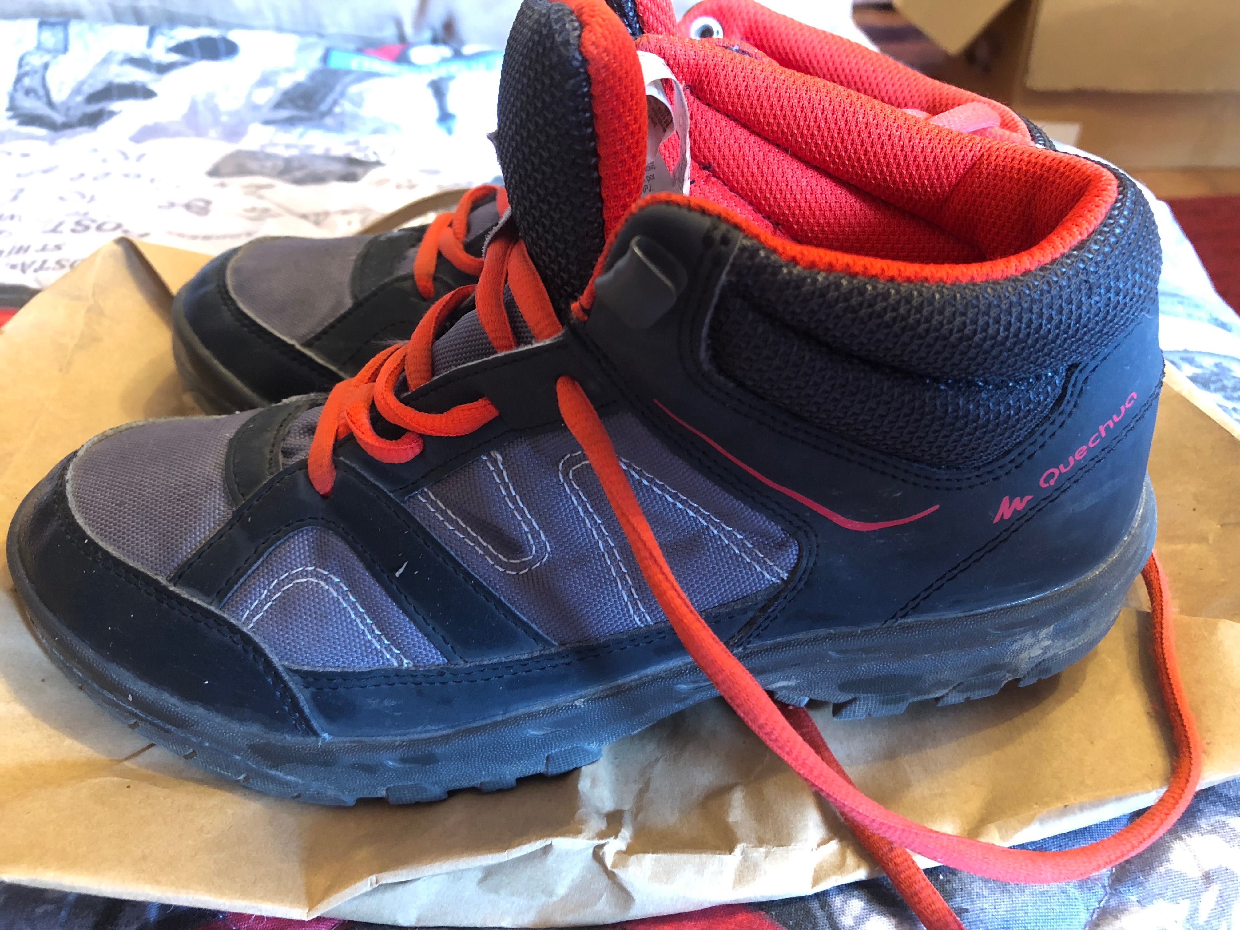 Buty turystyczne trzewiki trekking r. 36 22,5cm Quechua Decathlon