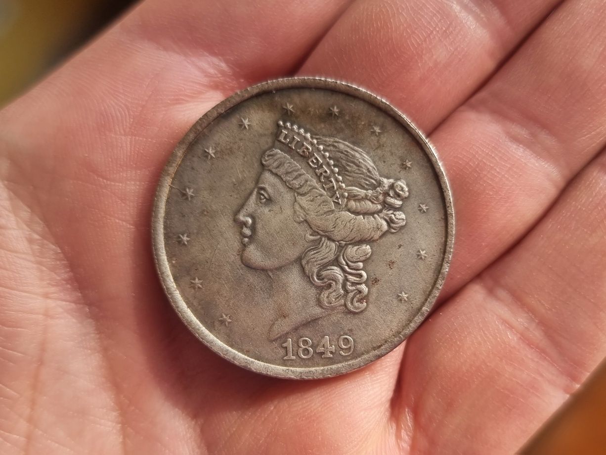 20 dolarów 1849 USA kopia