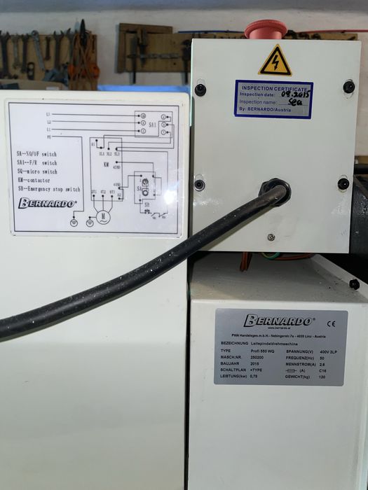 Tokarka Bernardo profi 550 WQ 400V