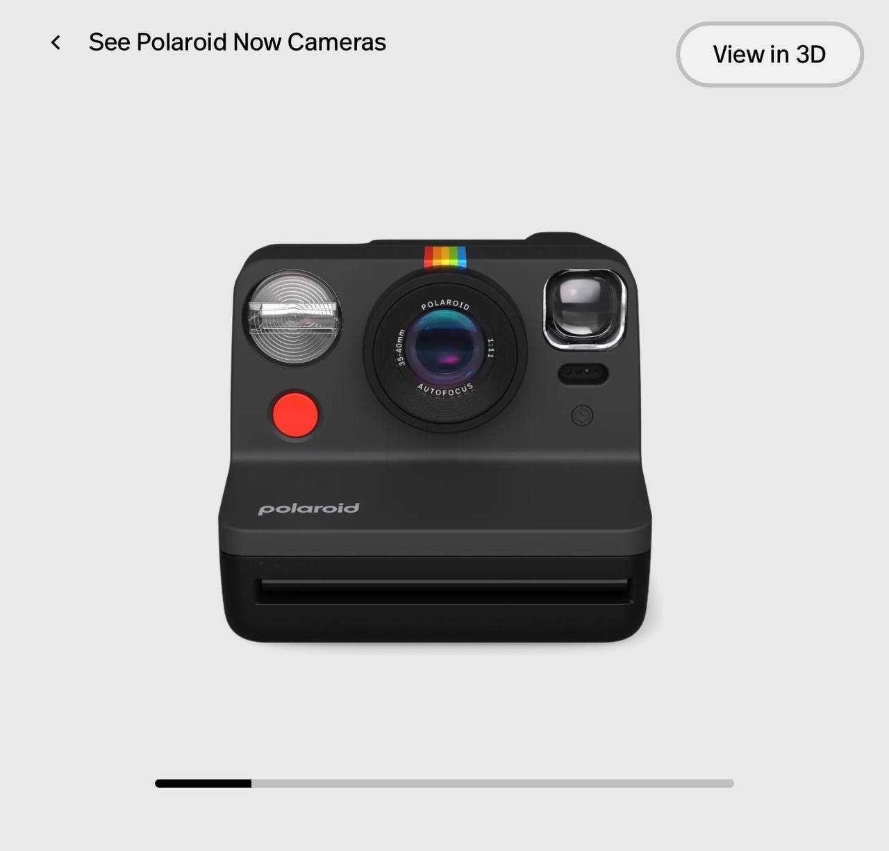 Фотокамера миттєвого друку Polaroid Now Generation 2 Instant Camera