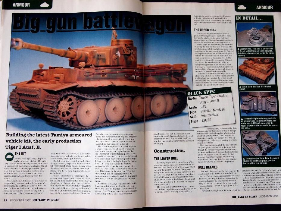 Revistas Military in scale Magazine modelismo 2ª Guerra