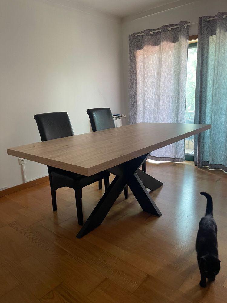 Conjunto sala - movel tv, mesa centro, aparador, mesa de jantar