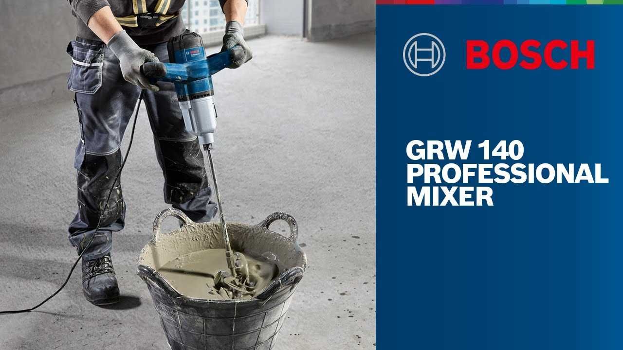 Aluguer de Misturador de Cimento Bosch GRW 140 – Porto