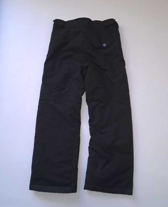 Подростковые горнолыжные чёрные зимние детские штаны H&M на девочку