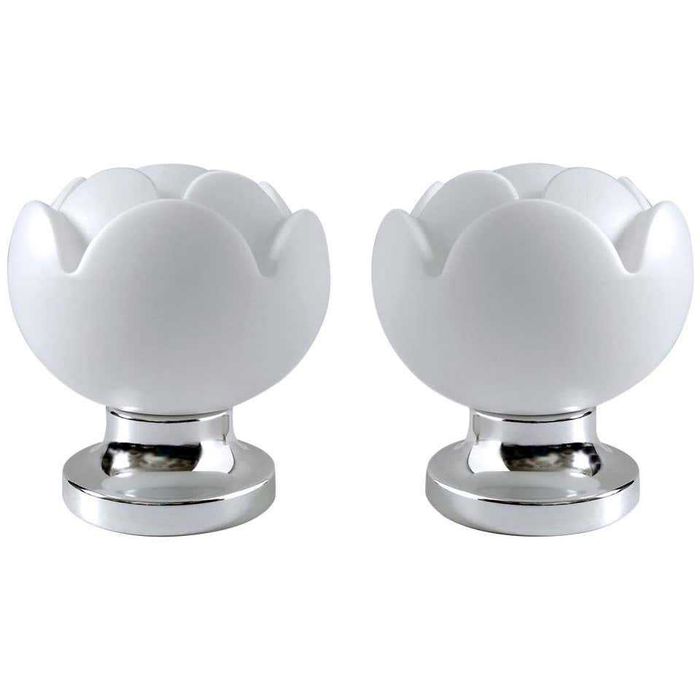 Peill&Putzler WaterLily Seerose lata 70 komplet lamp szkło opalinowe