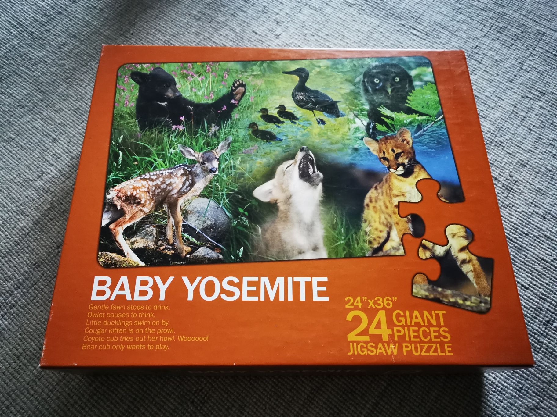 Puzzle Baby Yosemite z Narodowego Parku Yosemite w USA