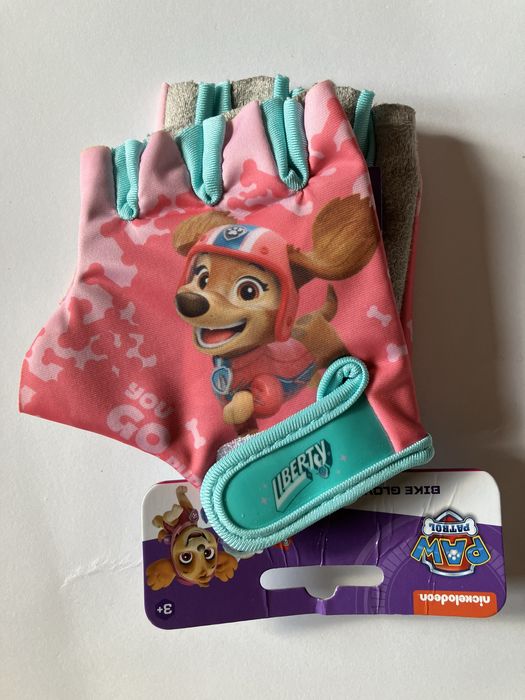 Rękawiczki na rower nowe Psi Patrol rozmiar S