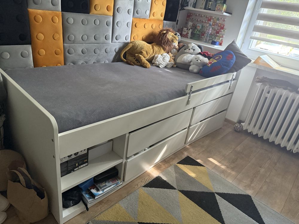 Slakt łóżko Ikea 200 x 90 szuflady
