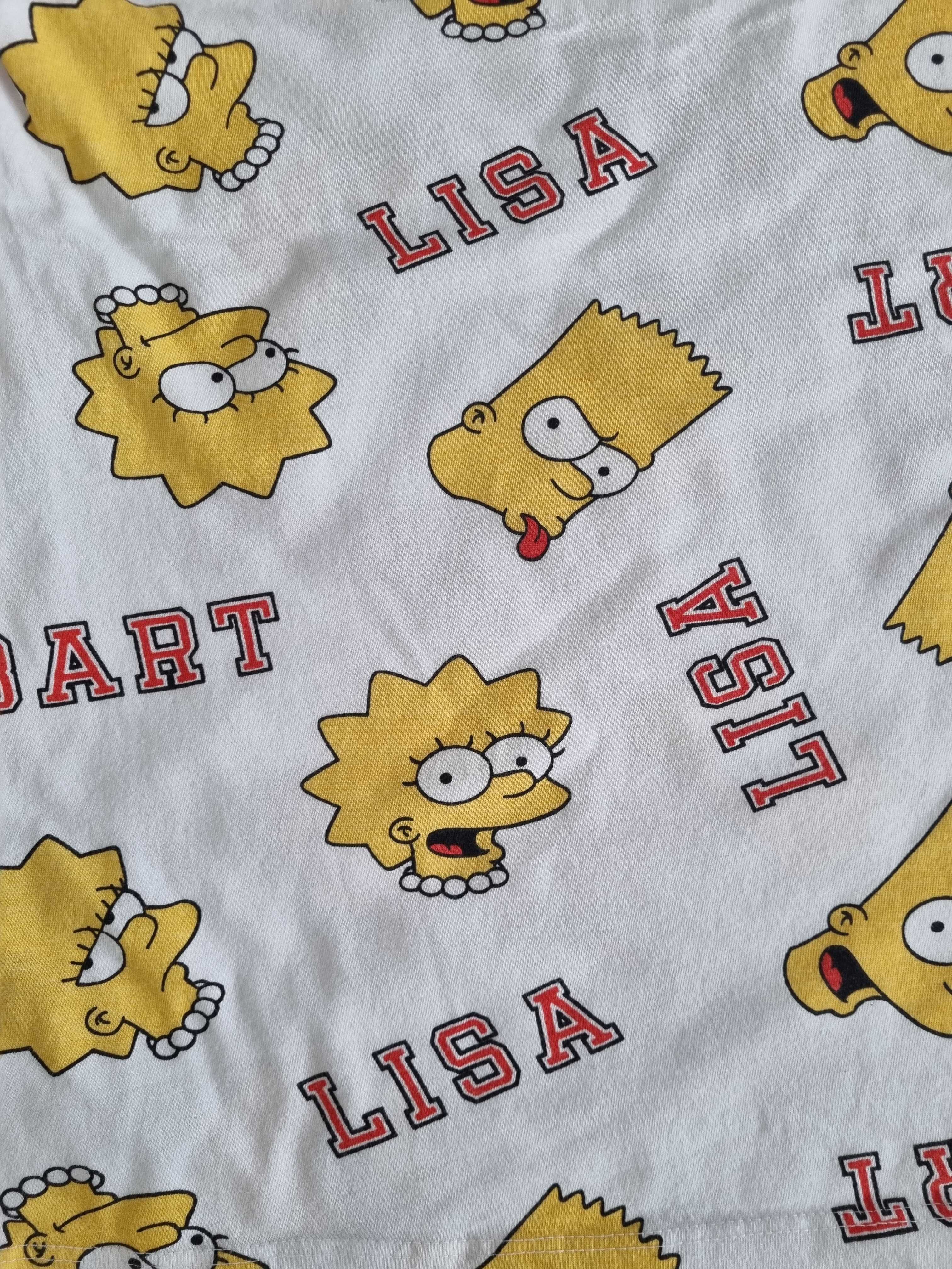 Biały tshirt The Simpsons 170cm