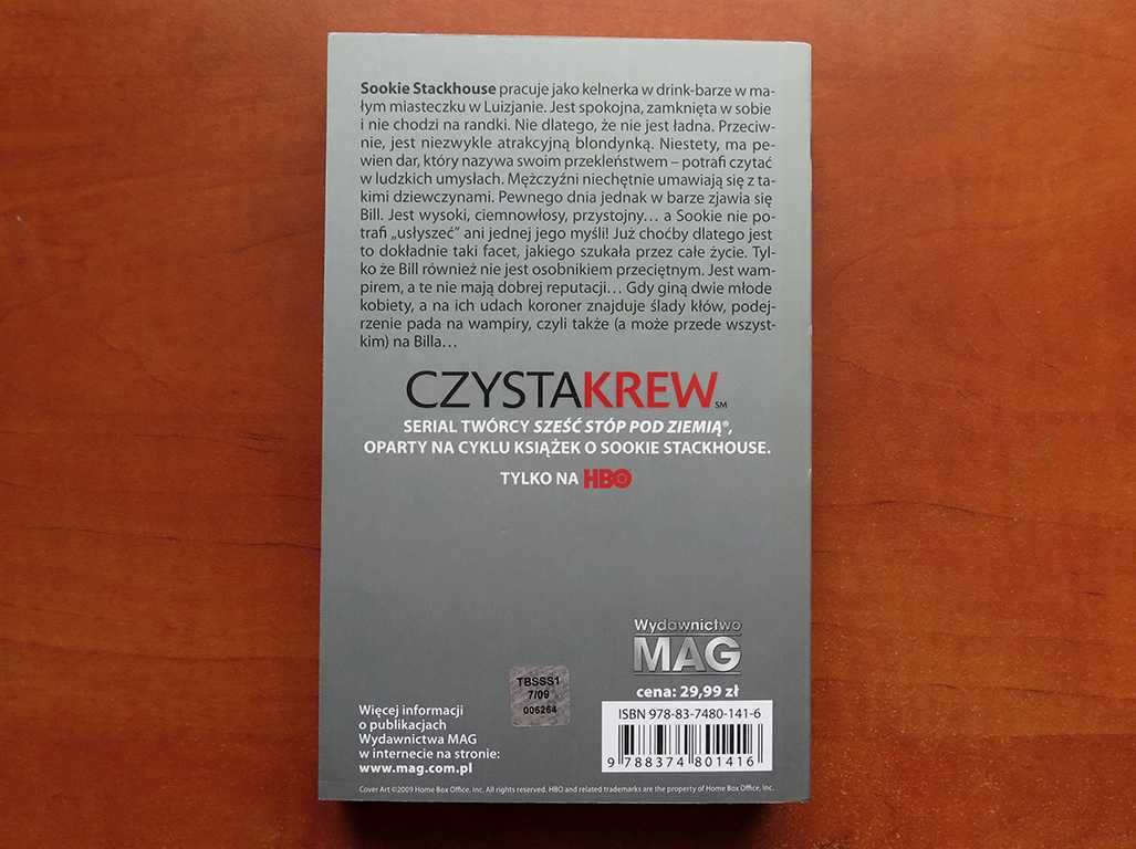 True Blood Czysta Krew Martwy aż do zmroku Charlaine Harris tom 1