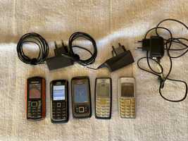 5 Telemoveis (Nokia, Samsung)