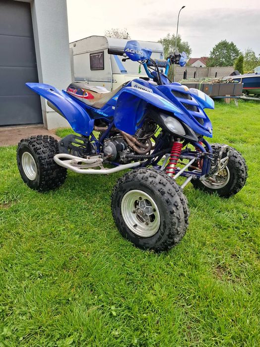 Raptor 660 uszkodzony  zarejestrowany na ciagnik