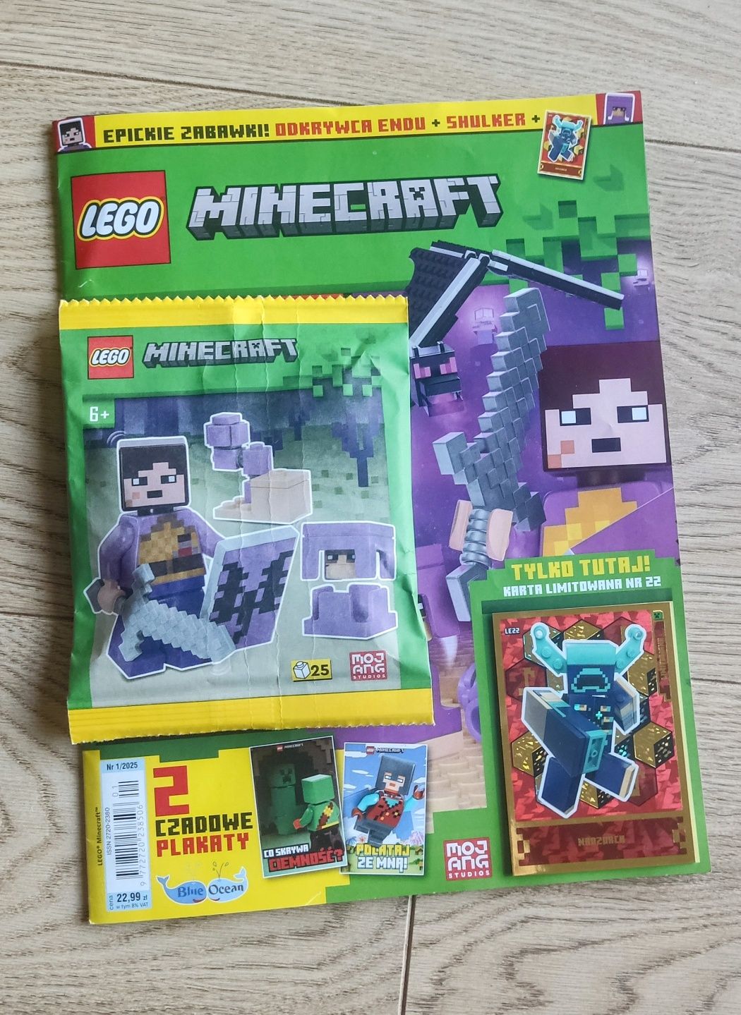 Gazetka Lego Minecraft - numer 1/2025 - Odkrywca Endu + Shulker