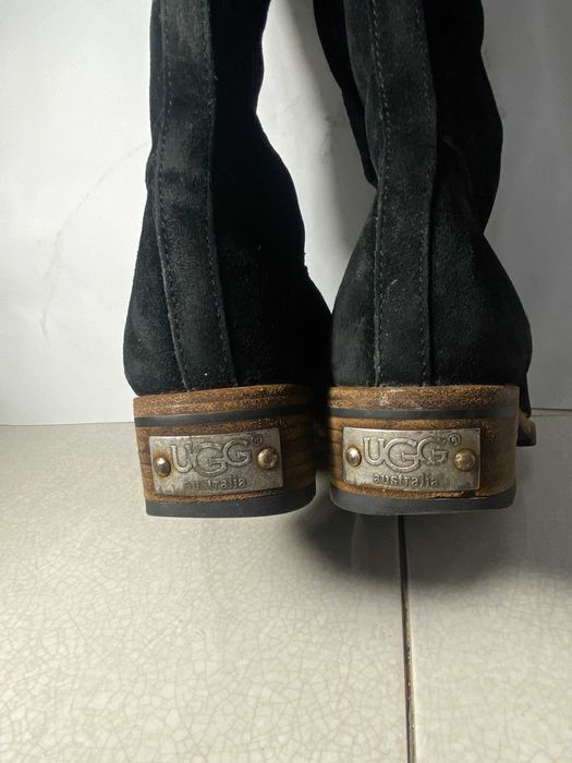 ugg сапоги женские замшевые на змейке на меху р 39 25 см оригинал