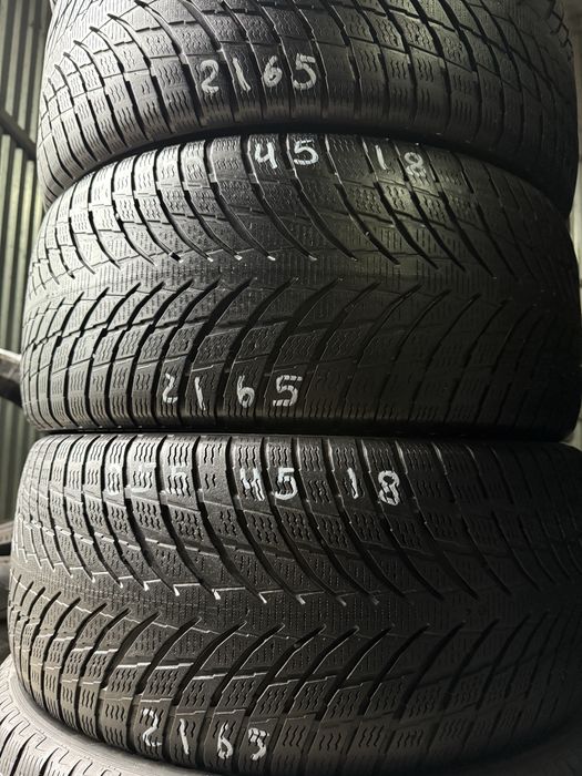 255/45/18 Nokian комплект зима склад резина шини б/у