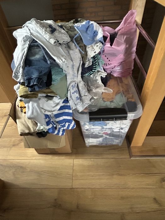 Paka ubran dla chlopaka od rozmiaru 62 do 74.