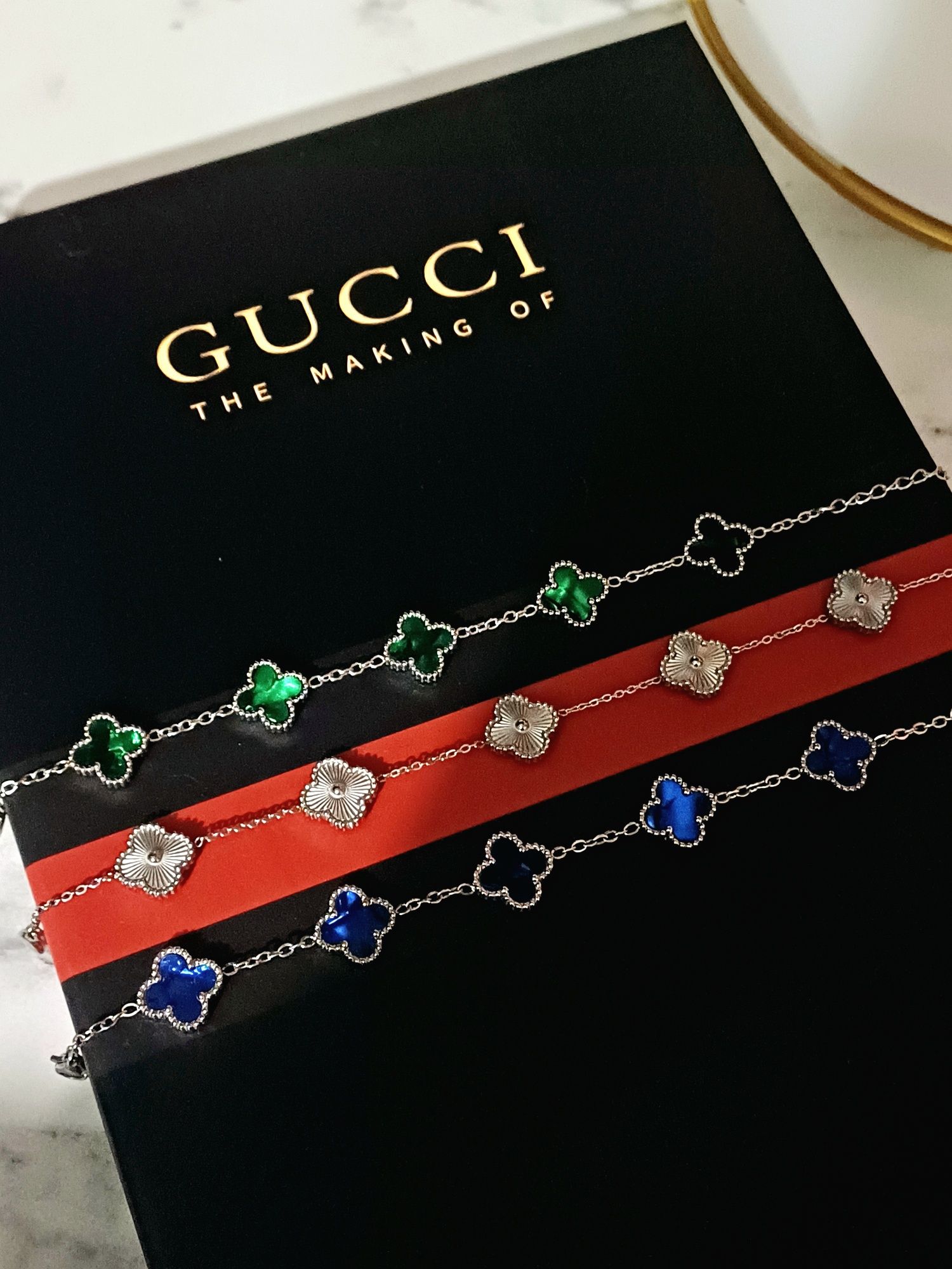 Серьги Van Cleef, сережки, кольца Cartier, браслет золото серебро