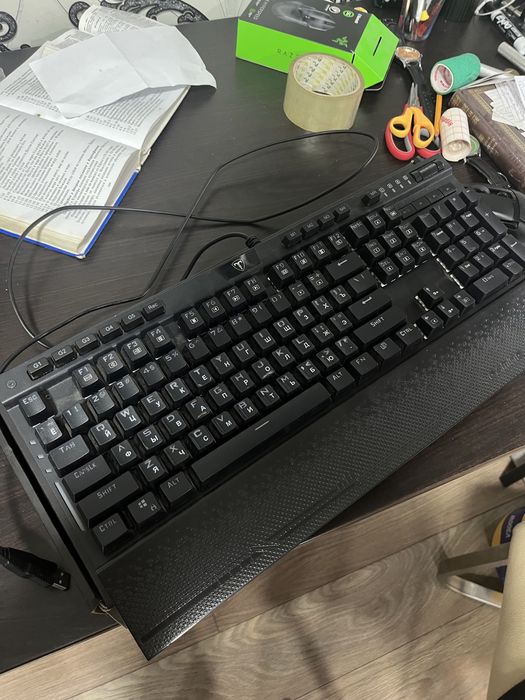 Клавиатура механическая синии свитчи водопроницаемая rgb