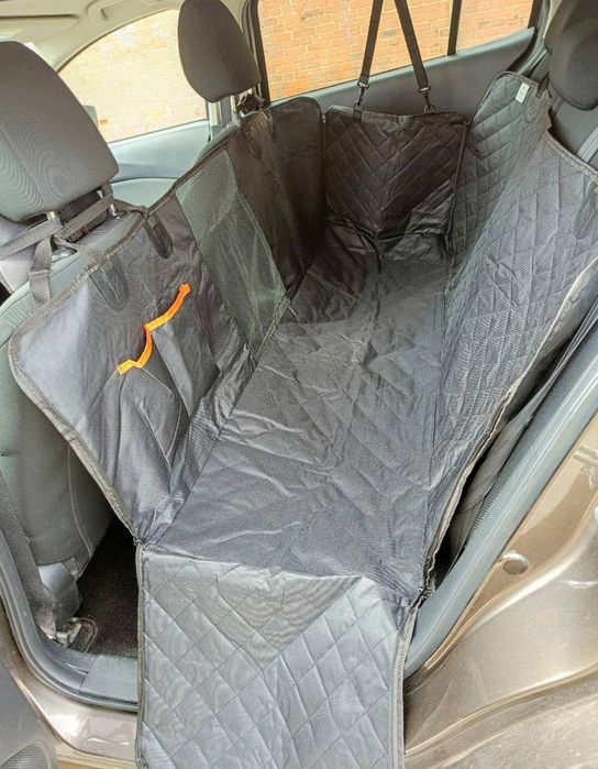 Wodoodporna Mata Pokrowiec Samochodowy dla Psa z Bokami i Siatką