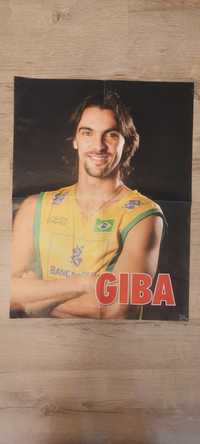 Plakat brazylijskiego siatkarza Giba