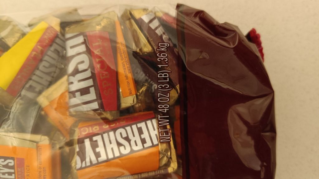 Czekolada Czekoladki HERSHEY'S Hershey USA 1,36kg ciemna czekolada
