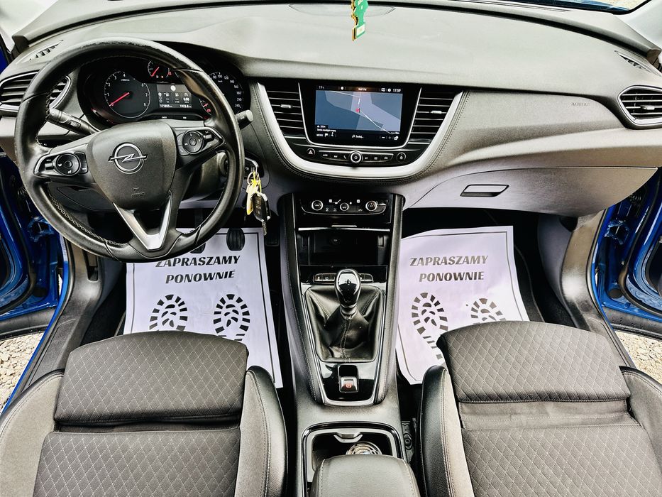 Opel Grandland X 1.2 Turbo 130KM 2019r. NAVI KAMERA LED z Niemiec