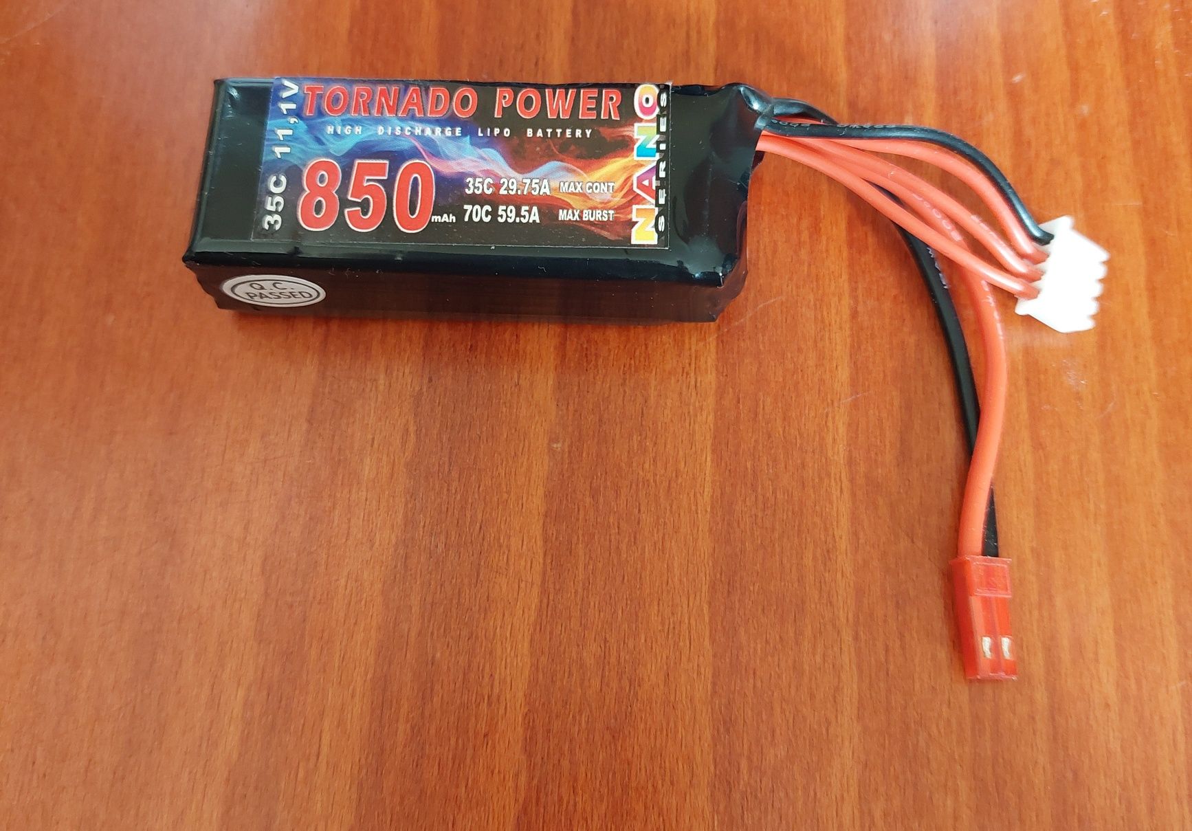 Bateria Tonado Power 850mAh 35C 11,1V