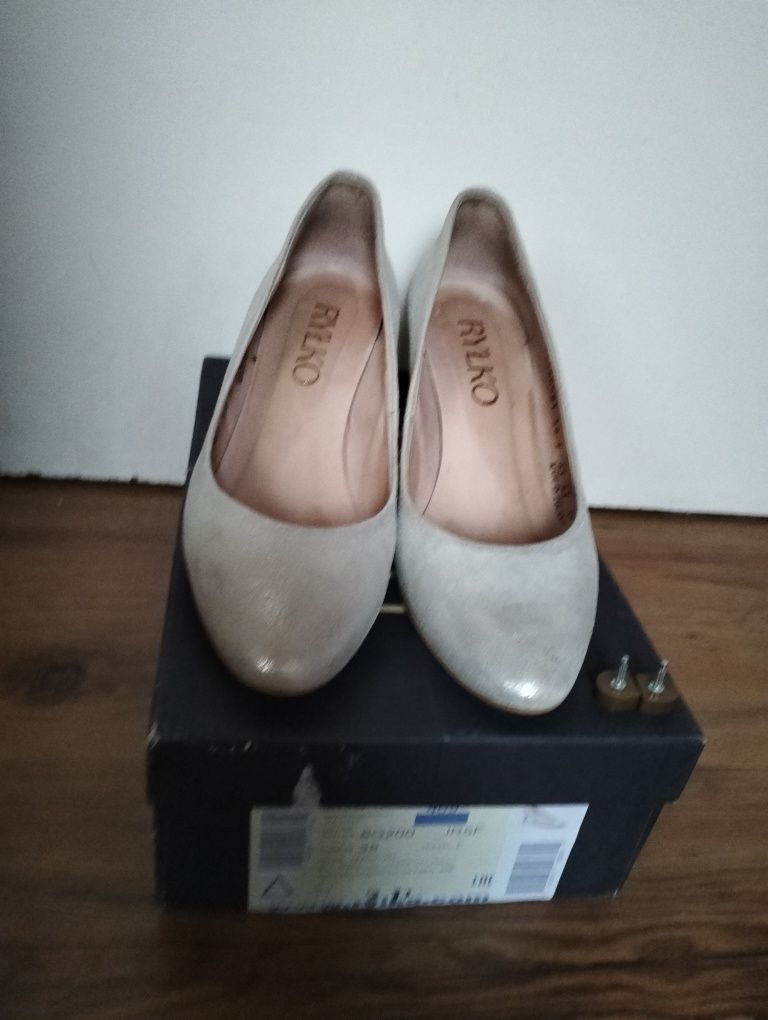 Buty ślubne Ryłko skóra naturalna 38