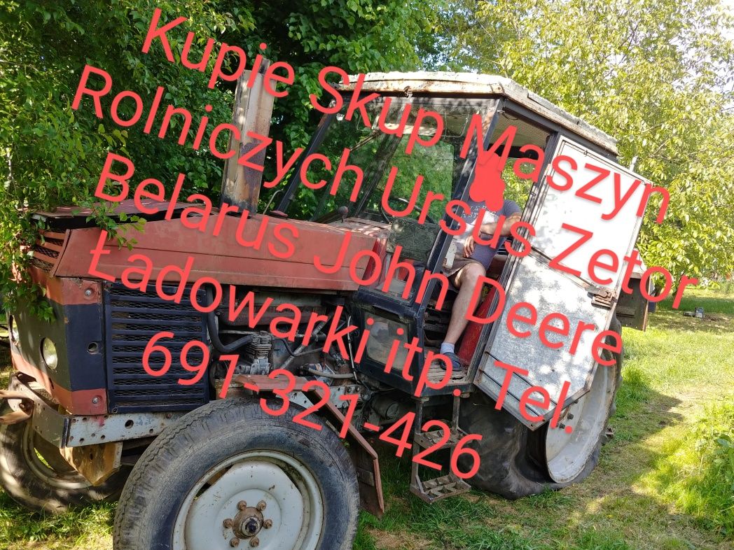 Skup Ciagników Przyczep Traktorów Uszkodzone i Bez Dokumentów Gotówka!