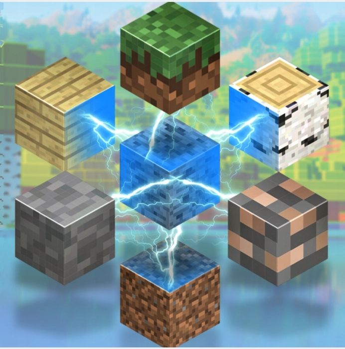 Klocki magnetyczne typu Minecraft 112szt i 2 figurki. Szybka wysyłka!!