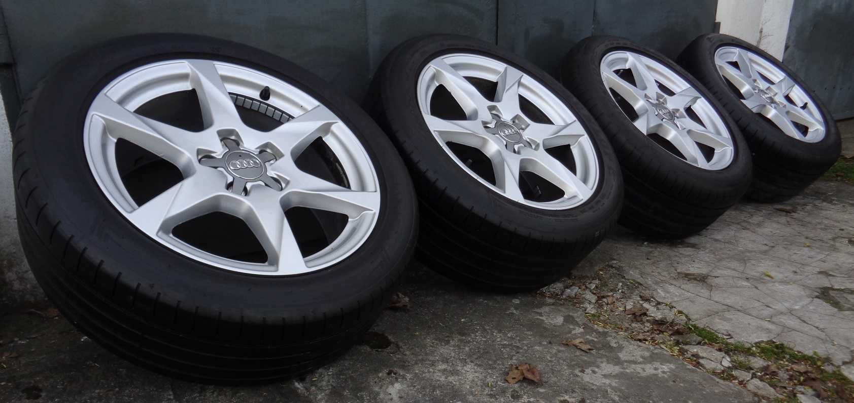 Felgi AUDI 17 cali 5x112 VW Seat Skoda Mercedes opony letnie 225/50R17