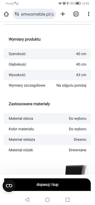Pufa podnóżek butelkowa zieleń Welur