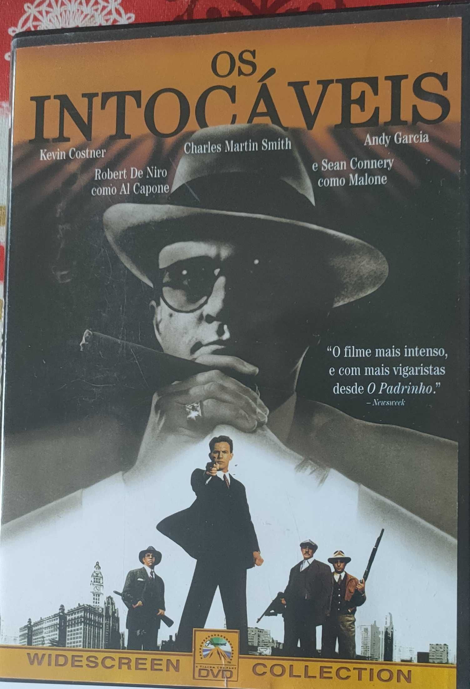 DVD Os intocáveis com Kevin Costner,Robert de Niro e Sean Connery