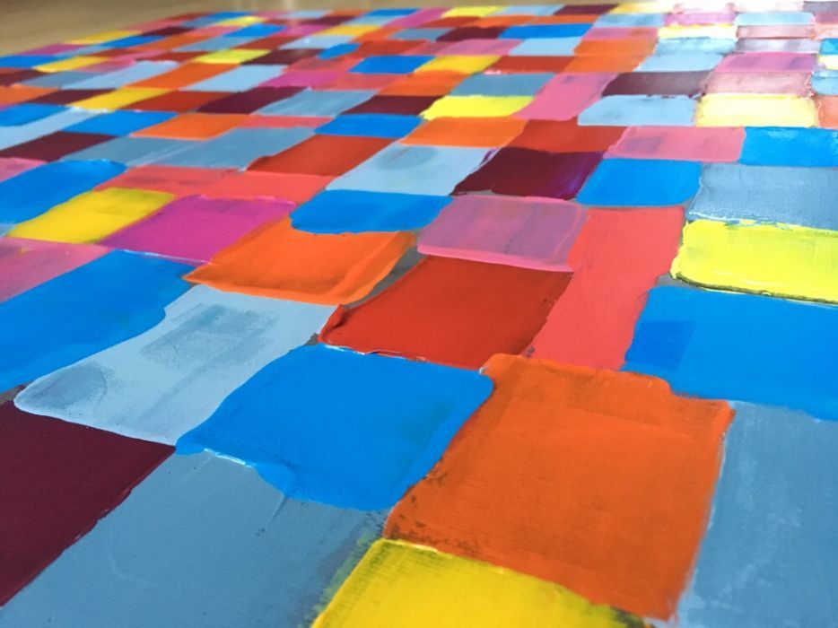 Продам Картину 80/100, большая, абстракция в интерьер, яркая