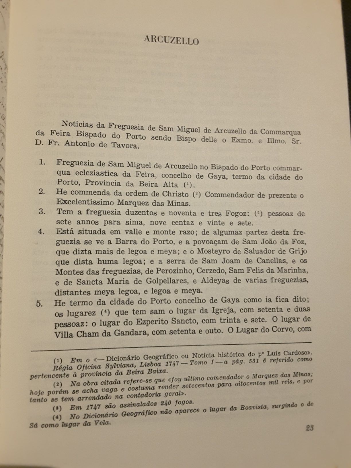 Mea Villa de Gaya / Memórias Paroquiais V. N. de Gaia