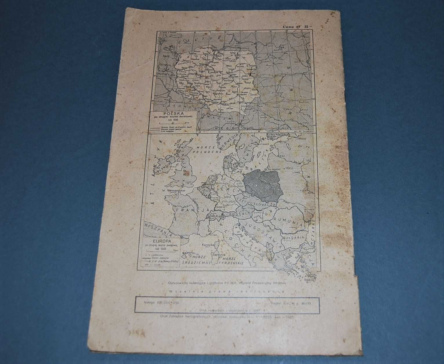 Mały Atlas Historyczny Wyd 1962r Starocia