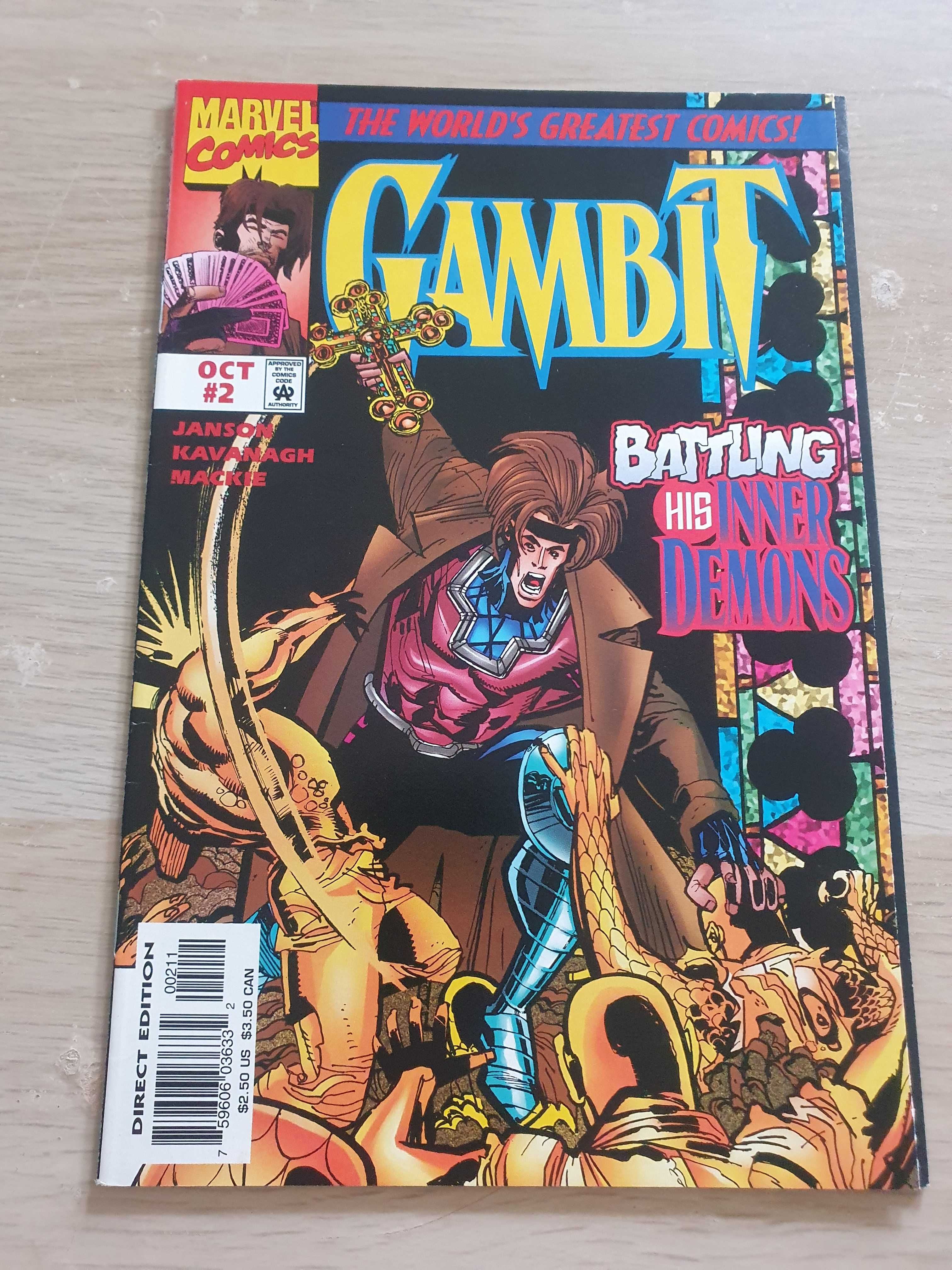 Gambit mix- Gambit vol 1: 4 (1994) Gambit vol 2: 1, 2, 4 (1997) (ZM48)