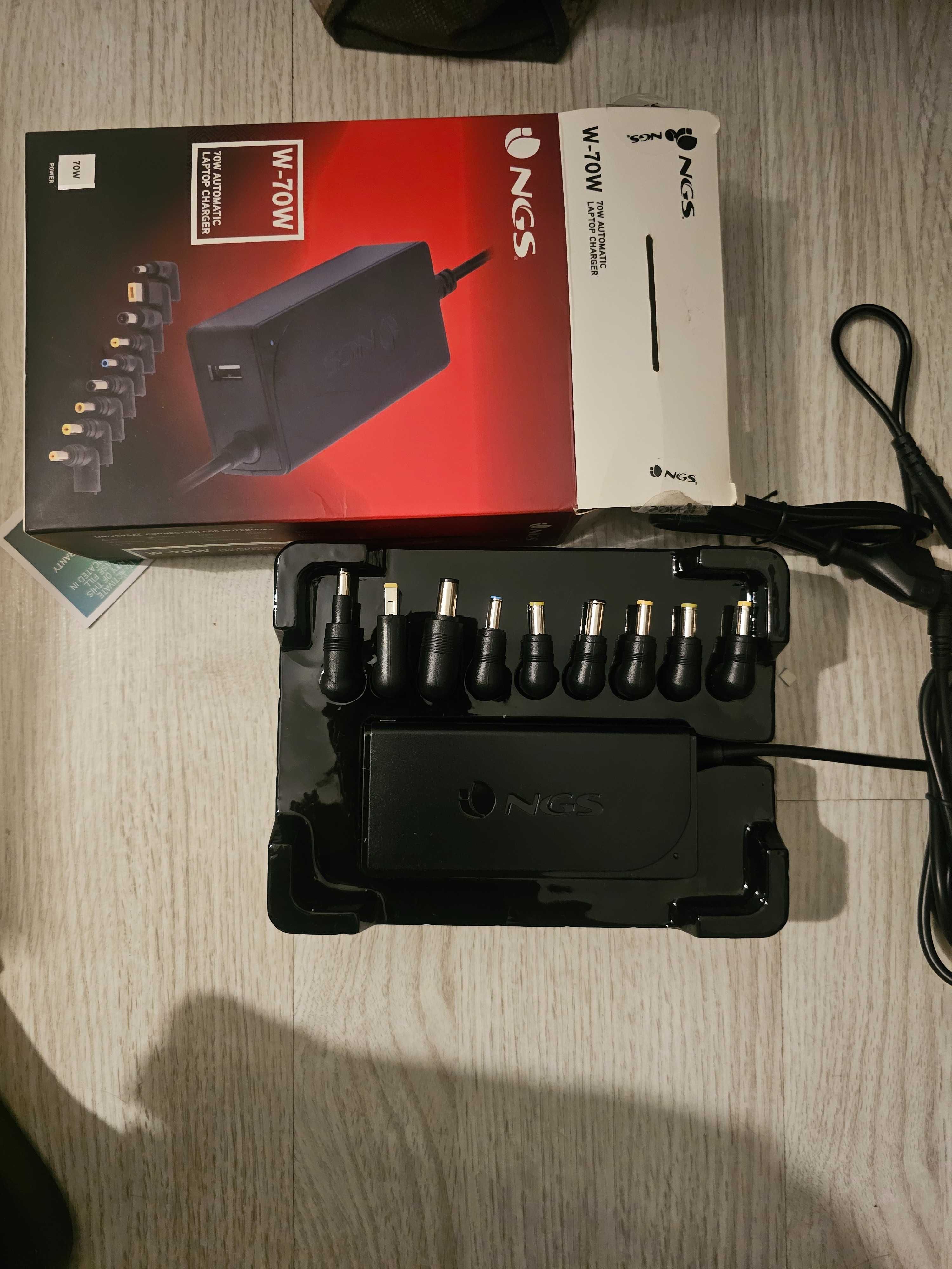 Carregador universal NGS W-70W para portátil – como novo