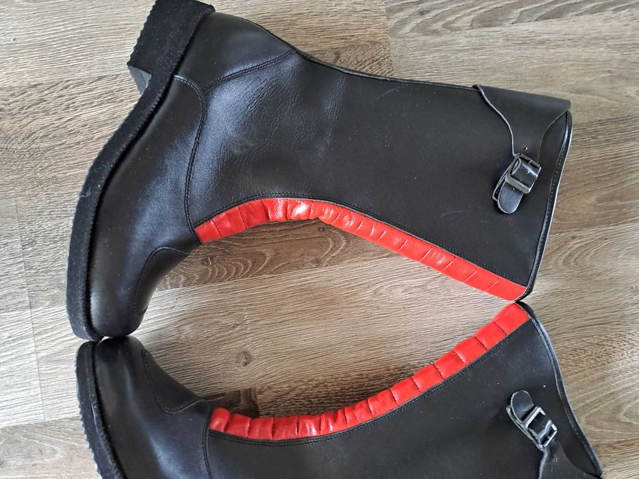 Buty motocyklowe na motor harley r.41 skóra 100% vintage nowe
