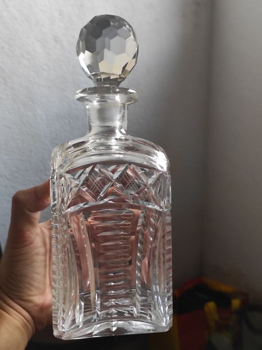 Garrafa cristal vintage
