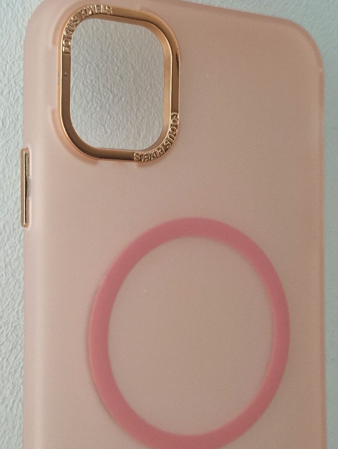 Magnetic Frosted Case do Iphone 13 Pro Max Różowy