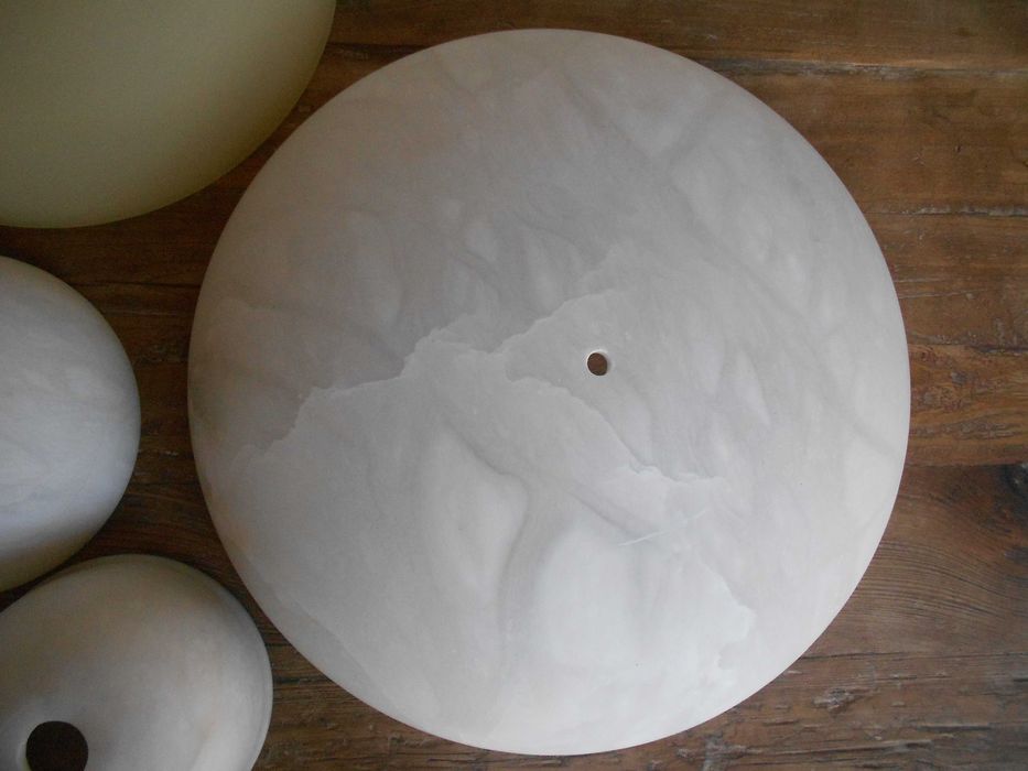 Candeeiros de teto plafond globo em alabastro