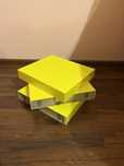 Żółte półki ikea
