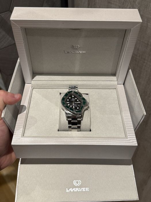 Laarvee Silver Precision Steel pea001-sblkgrn