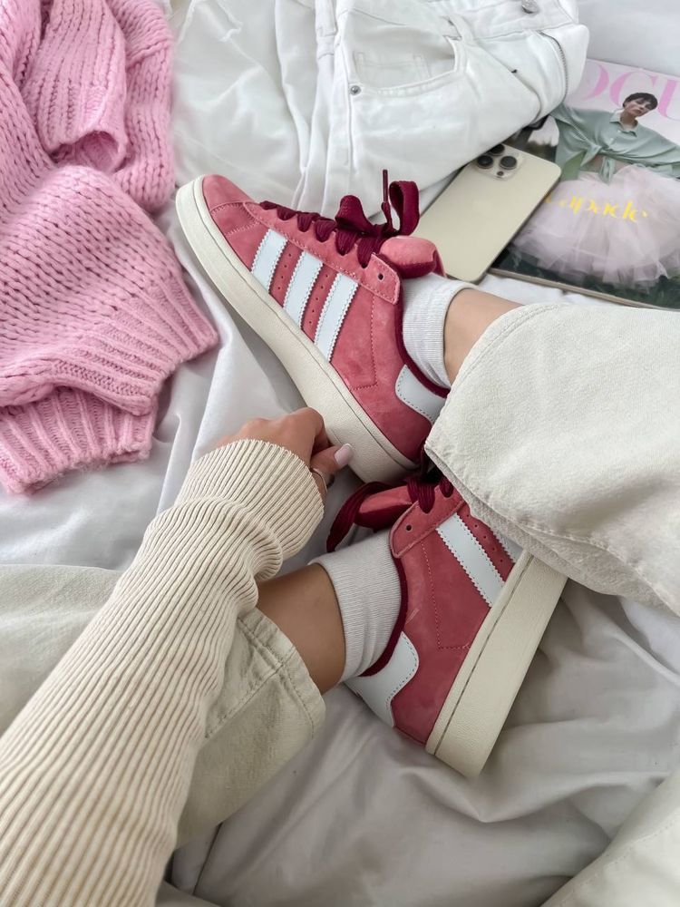 Жіночі кросівки Adidas Campus Pink | адідас кампус