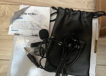 Mikrofon typu lavalier, jack 3.5mm