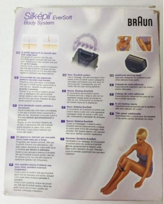 Braun depiladora Silk Épil Eversoft