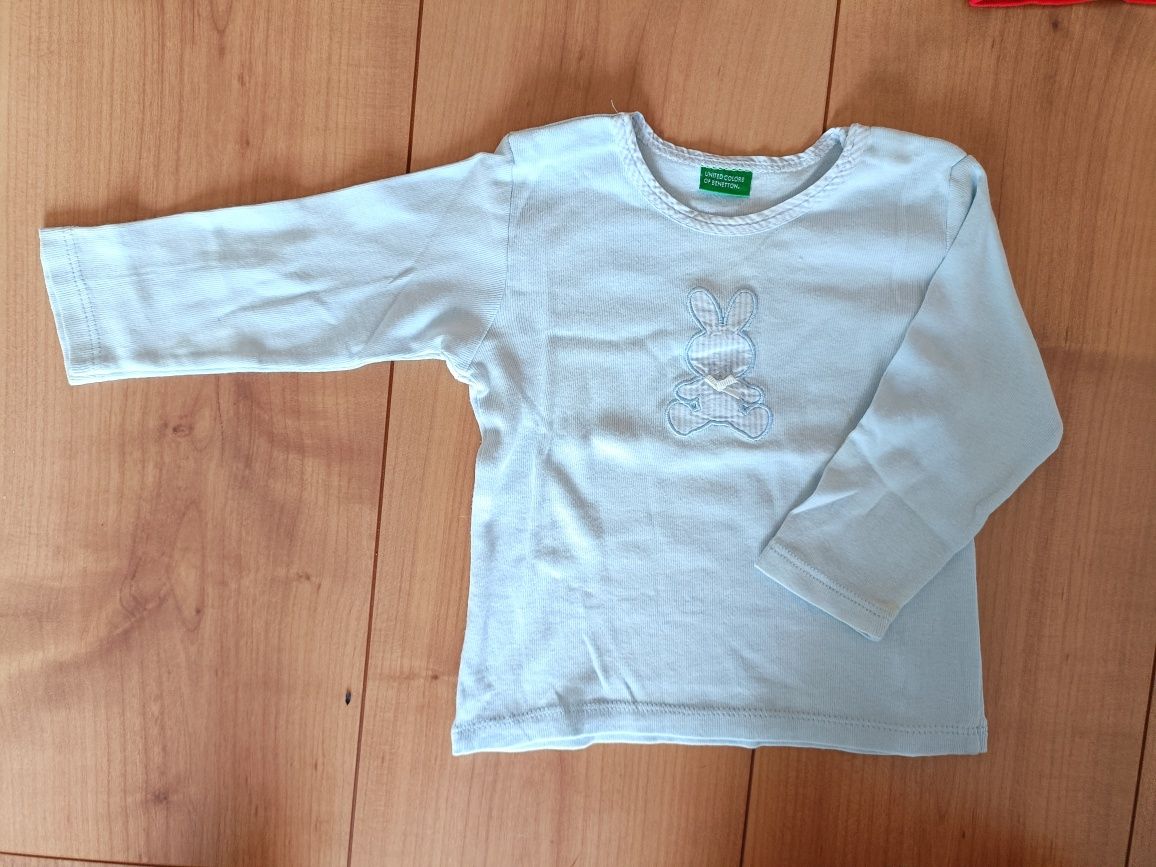 5 Sweatshirts + 1 T-shirt Benetton - 9 meses (66cm)